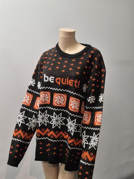 be quiet! Trui (M) - Unisex kersttrui met tekst