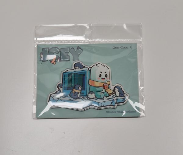 DeepCool Magneet - ICEY magneet groot met cartoon op ijsschots