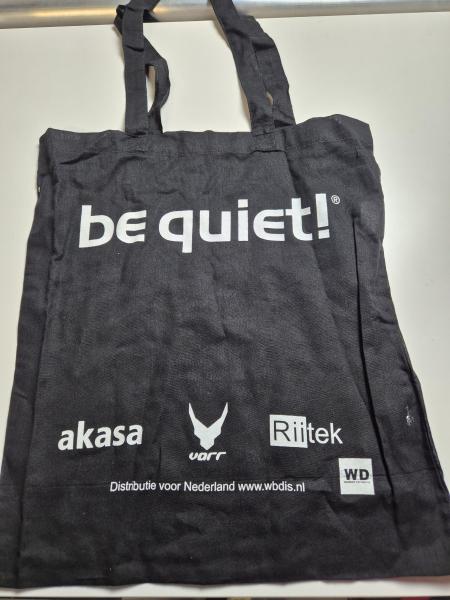 Warbout Totebag Tas Zwart, incl. partnermerken