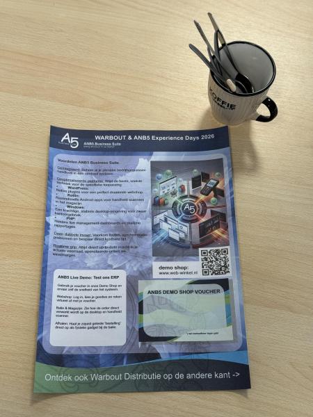 ANB5 - Warbout Distributie resellerdagen Voucher